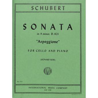 Sonata in A minor 'Arpeggione', D. 821 
