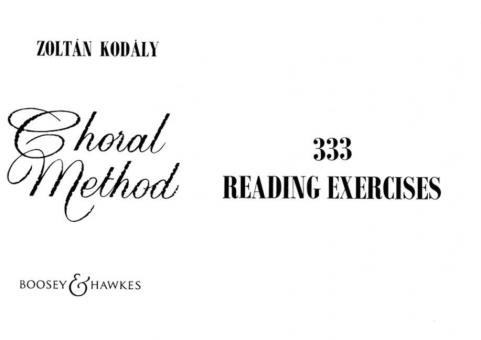 Choral Method Vol. 2: 333 Reading Exercises 