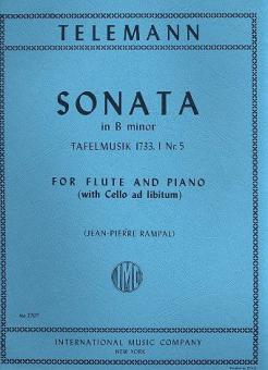 Sonata in B minor (with Cello ad lib.) 