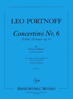 Concertino No. 6 in D major op. 43 