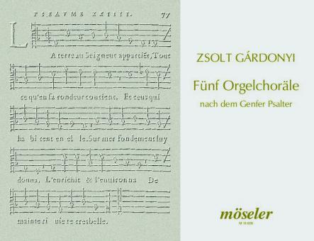 5 organ chorales from the Geneven psalter 