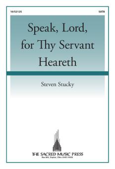 Speak, Lord, for Thy Servant Heareth 