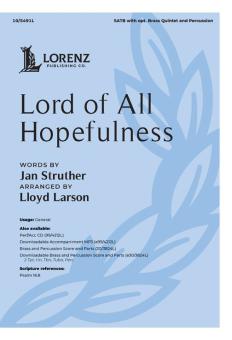 Lord of All Hopefulness 