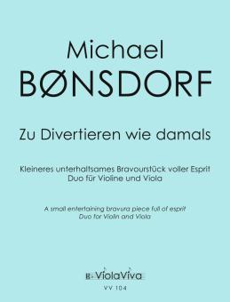 Zu Divertieren wie Damals (To Divert Like Back Then) 