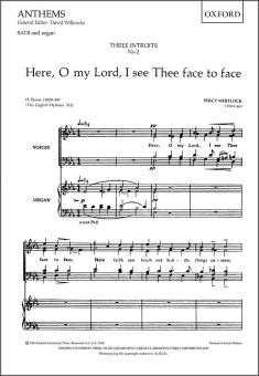 Here, O my Lord, I see Thee face to face 