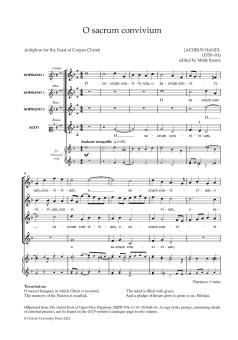 O sacrum convivium 