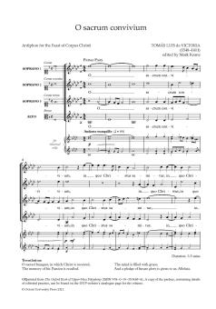 O sacrum convivium 
