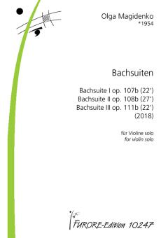 Bachsuiten für Violine solo 