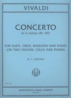 Concerto G Minor RV.103 