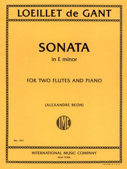 Sonata E Minor 