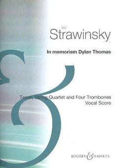 In Memoriam Dylan Thomas 