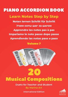 Piano Accordion Book - Noten lernen Schritt für Schritt 7 