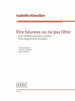 Être heureux ou ne pas l'être 