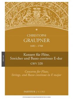 Konzert E-dur GWV 320 