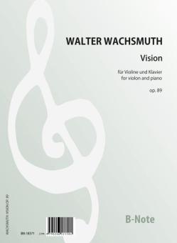 Vision for violin and piano op.89 