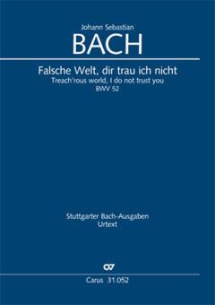 Treach'rous world, I do not trust you BWV 52 Download