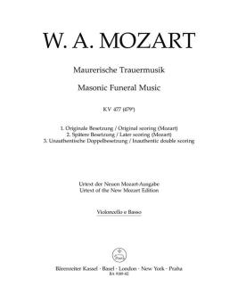 Masonic Funeral Music K. 477 (479a) 