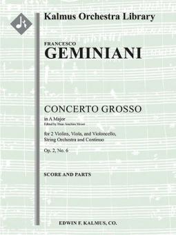 Concerto Grosso in A, Op. 2 No. 6 