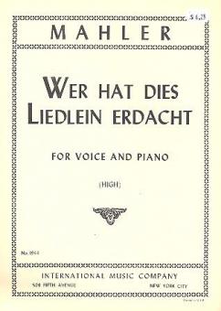 Wer hat dies Liedlein erdacht for High Voice 