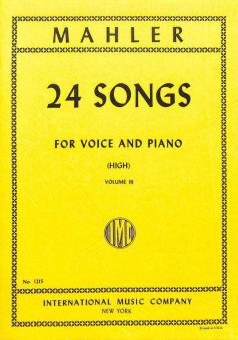 24 Songs Vol. 3 for high voice 