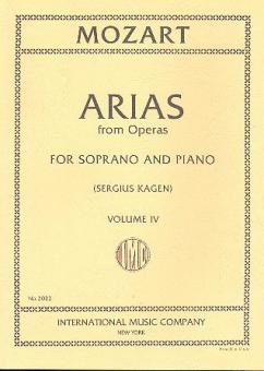 Arias From Operas Vol. 4 for Soprano and Piano 