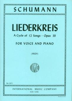 Liederkreis op. 39 for High Voice 