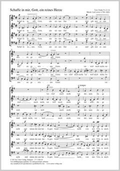 Schaffe in mir, Gott, ein reines Herze Download
