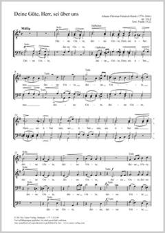 Deine Güte, Herr, sei über uns G-Dur op. 112, 2 Download