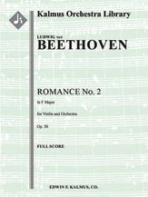 Romance for Violin and Orchestra No. 2 in F, Op. 50 