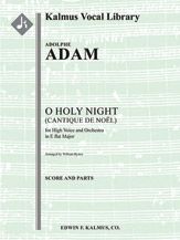 O Holy Night (Cantique de Noel) orchestration for high voice in Eb 