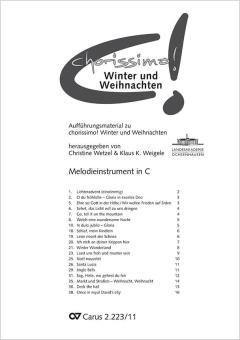 Chorissimo! Winter and Christmas - Single part, melody instrument 1 Standard