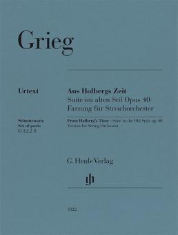 Holberg Suite op. 40 