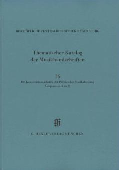 The Composers' Estates of the Proske Music Department KBM 14/16 