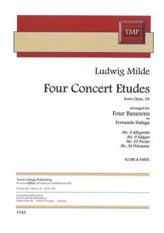4 Konzertetüden 