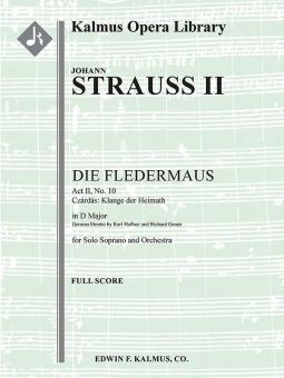 Die Fledermaus, No. 10 Act II, Czardas 