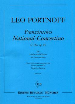 French National Concertino in G major op. 86 