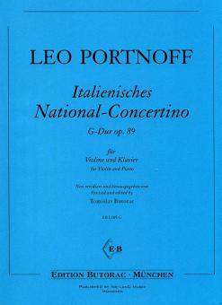 Italian National Concertino in G major op. 89 