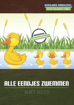 Alle Eendjes Zwemmen In Het Water 