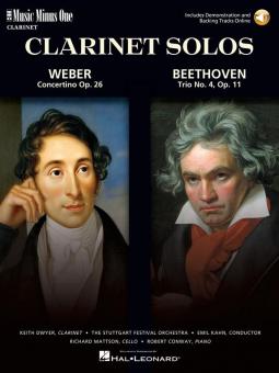 v. Weber Concertino E flat Major op. 26 and Trio No. 4 op.11 