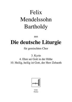 Die deutsche Liturgie Standard