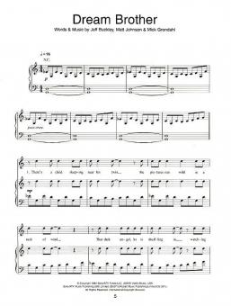 Jeff Buckley Arranged for Piano 