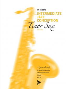Intermediate Jazz Conception Tenor Sax 