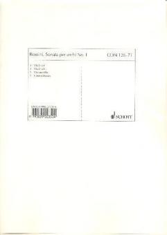 Sonata per archi No. 1 G Major Standard