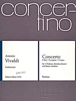 Concerto F Major PV 278 Standard