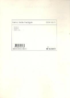 Six Madrigals Standard
