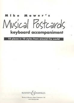 Musical Postcards - Piano Accompainment 