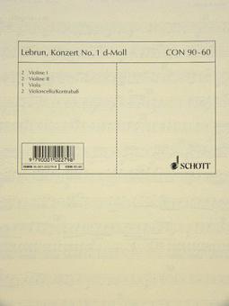 Concerto No. 1 D Minor 