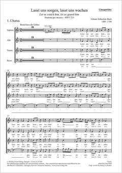 Let us watch him, let us guard him BWV 213 
