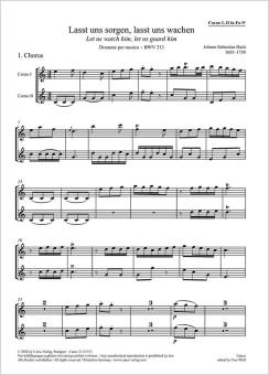 Let us watch him, let us guard him BWV 213 Standard