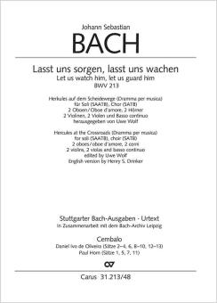 Let us watch him, let us guard him BWV 213 Standard